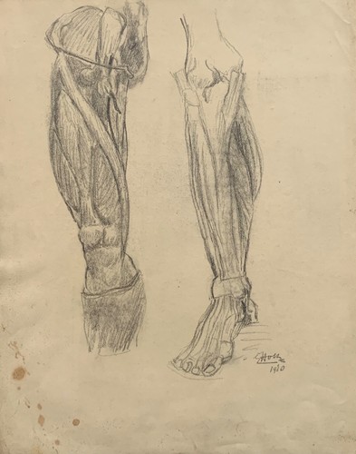 Zeichnung 1910 erich theodor - zeichnung,