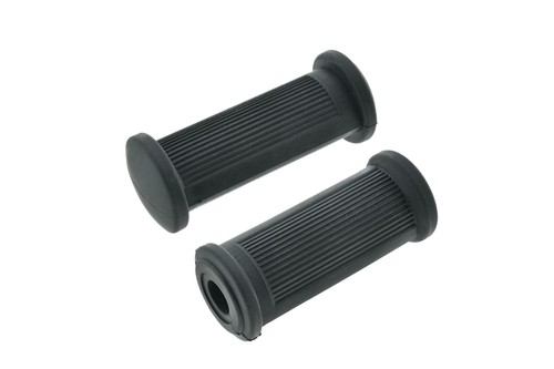 Fußrastengummis schwarz - 2x,
