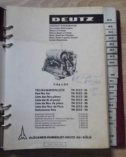 Deutz Motoren F6L514 / A6L514 Ersatzteilkatalog