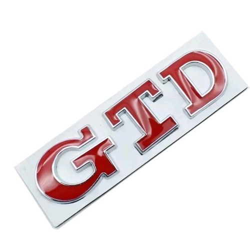 Gtd emblem rot silber - gtd,