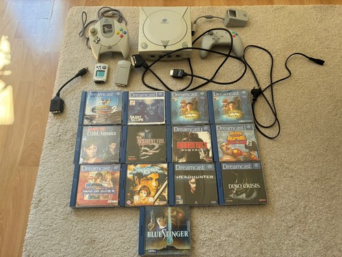 Sega dreamcast mit spielen - sega,
