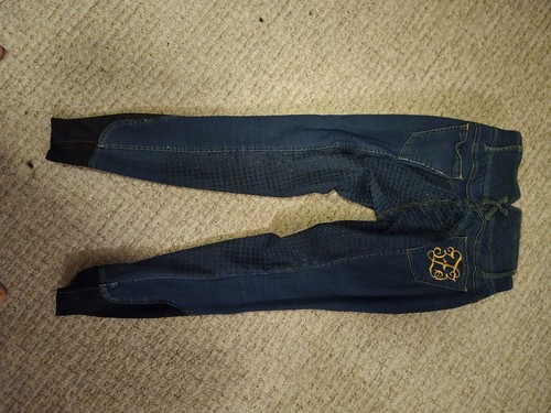 Damenreithose jeansoptik - damenreithose,