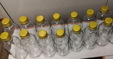 15 St Kleine Glasflaschen 250g,leer,zum Befüllen,Verschenken,Basteln, 1a Zustand