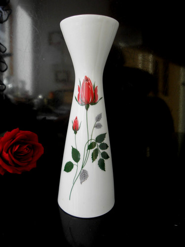 Vintage vase weißes - vintage,