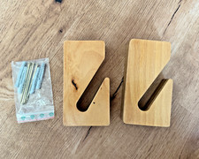 Snowboard Wandhalterung aus Holz - Skateboard Skimboard