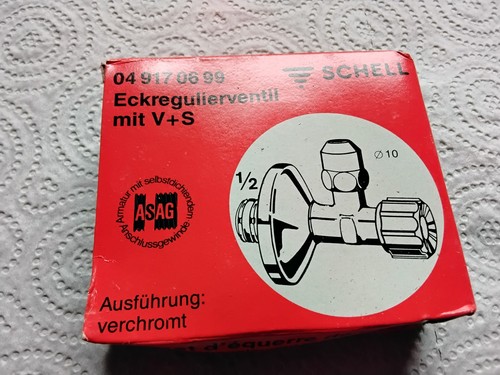 Schell eckventil neu mit - schell, 1/2"