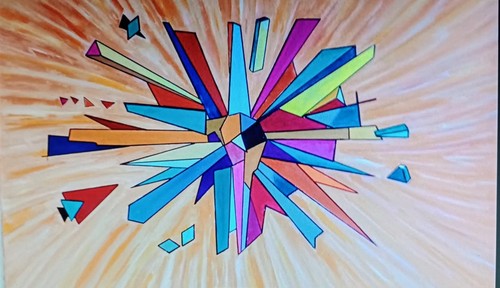 Abstrakte kunst acryl auf - abstrakte,