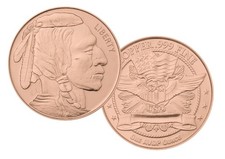 1 OZ Unze 999 Feinkupfer Osborne Mint - Motiv Indian Head