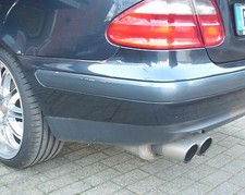 NOVUS Sportauspuff Endschalldämpfer 2x90 SR passend für MERCEDES W202 CLK W208