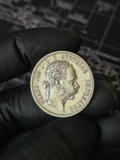 Münze Silber 1 Florin 1881 Franz Joseph I