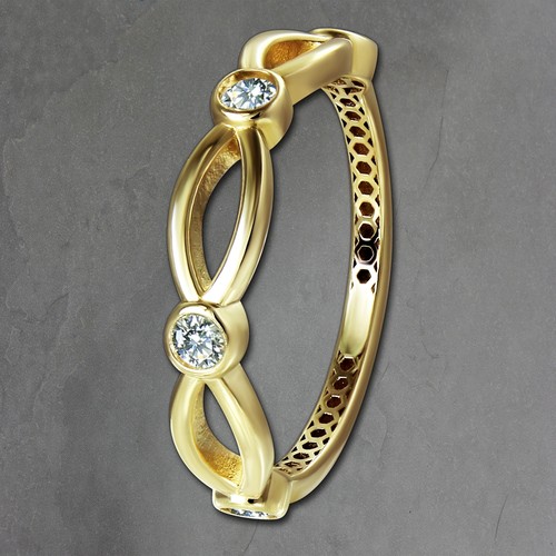 Golddream gold ring zirkonia - golddream,