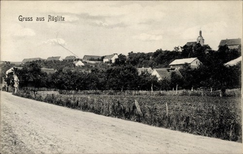 Röglitz schkopau - ak,