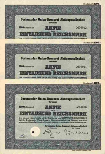Dortmunder union brauerei - 5x,