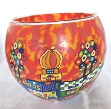 Hundertwasser Leucht-Glas ideal für Teelicht oder  Lichterkette
