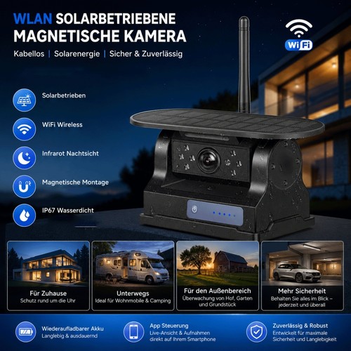 Wifi solar rückfahrkamera - wifi,