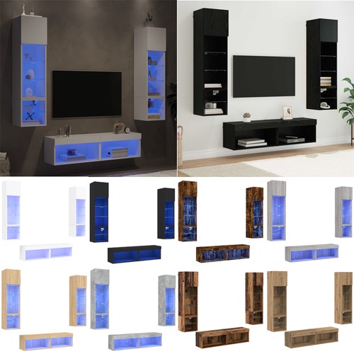 Wohnwand mit led wohnzimmer - mit,