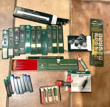 *SHOPRETOURE* FABER CASTELL Zeichenbedarf, Minen, Bleistifte, Spitzer etc.