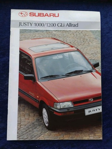 Subaru justy 1000 - justy, 1200
