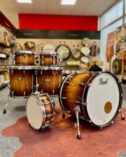 Pearl Masters Maple Pure Shellset Exotic "Natural Burst" 22,10,12,14,16"
