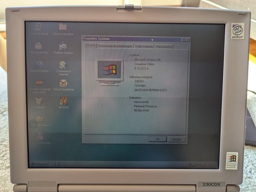 Retrogaming portable toshiba - portable,