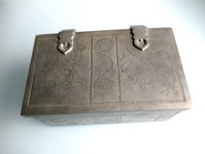 Zinn-Dose mit Deckel, Handarbeit, Einzelstück, vintage