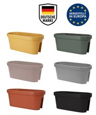 Geländer Balkonkasten 60x26x25 cm – Blumenkasten Pflanzkasten Blumentopf Auswahl