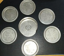 Zinnuntersetzer im Set SKS