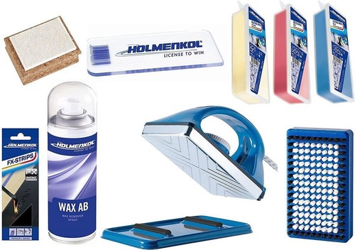 Holmenkol profi set - set, skiwachs