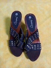 Damen Clogs Nieten Hoher