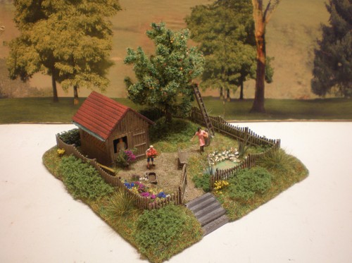 Diorama 87 garten - 1:87,