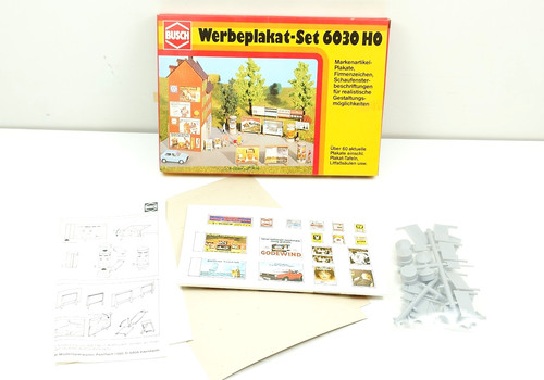 Busch 6030 werbeplakat - h0,