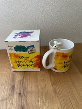 Diddl & Freunde "Wach auf Becher" Tasse Figur Vintage 90er/2000er / NEUWERTIG ?