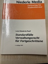 Jura Studium Großer Schein Verwaltungsrecht Fallbuch