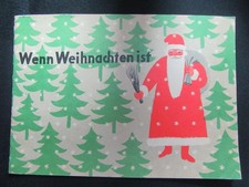 Wenn Weihnachten ist-Weihnachtslieder-Liederbuch für Klavier-DDR