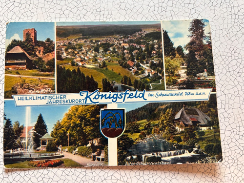 Königsfeld schwarzwald - ak,