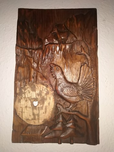 Holzschild geschnitzt für