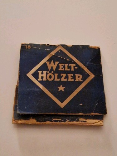 Streichholzheftchen welt - welt,