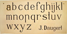 Alphabet große plakat - alphabet,