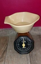 Stube Küchenwaage 8 Eckig Braun Vintage DESIGN 