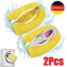 2PCS Schuhwaschbeutel Sneaker Wäschesack Waschsack Waschbeutel Waschmaschine NEU
