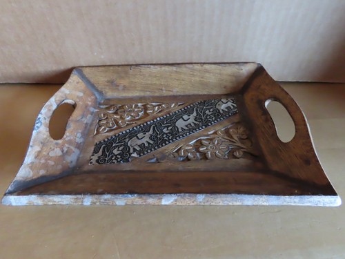 Kleines tablett holz mit - holz,