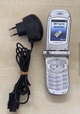 Samsung SGH-P400 Klapphandy Selten Vintage Retro Silber Komplett Garantie