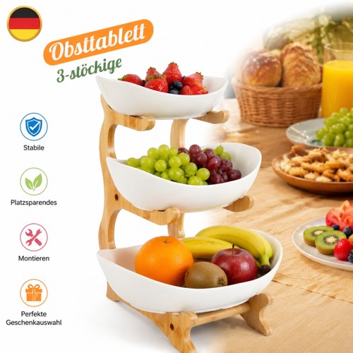 Stöckig obstkorb etagere - stöckig,