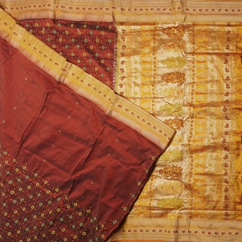 Vintage rot saree 100 - vintage, 100%