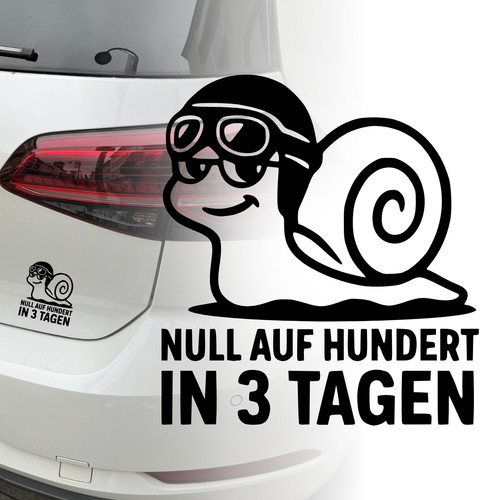 Auto aufkleber null auf - auto,