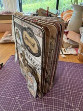 Junk Journal Buch Album Scrapbook Notitzbuch Tagebuch Handarbeit Unikat