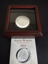 High Relief Somalia Elefant 2013 PP  1oz Silber inkl. Box/ Zertifika/ Karton