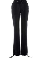 Leinen-Hose mit Rippbund Gr