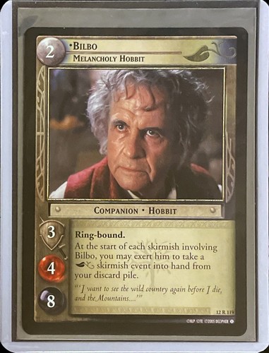 Lotr tcg bilbo - bilbo, melancholy