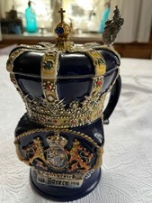 König Ludwig II Kronen Bierkrug Bayrische Schlösser Königreich Bayern 1806-1918